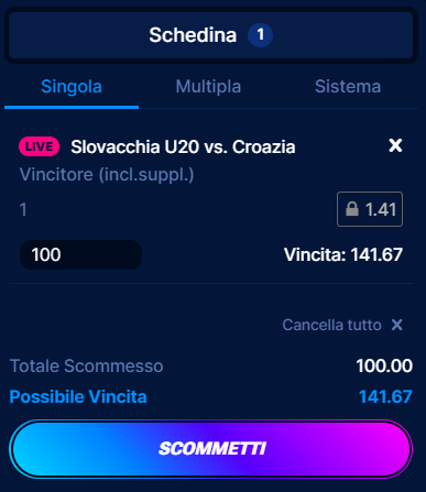 Esempio di scommesse live sul Basket